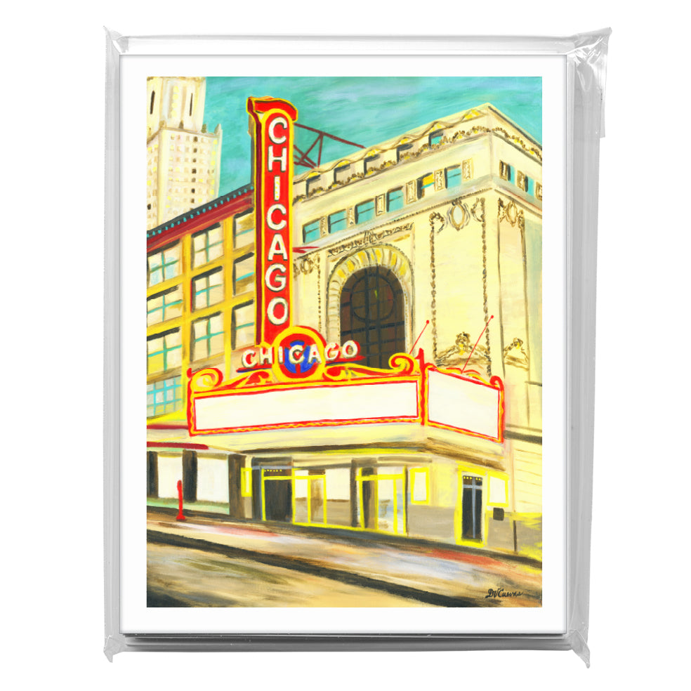 Chicago Theater, Greeting Card (7507), A2 8-Pack, printedcanvas.com