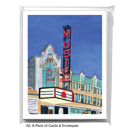 Music Box Theater, Chicago, Greeting Card (7519A)