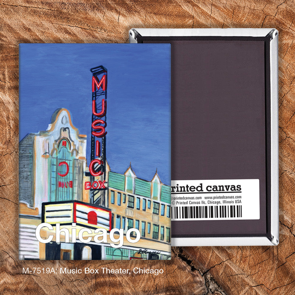 Music Box Theater, Chicago, Magnet (M-7519A)
