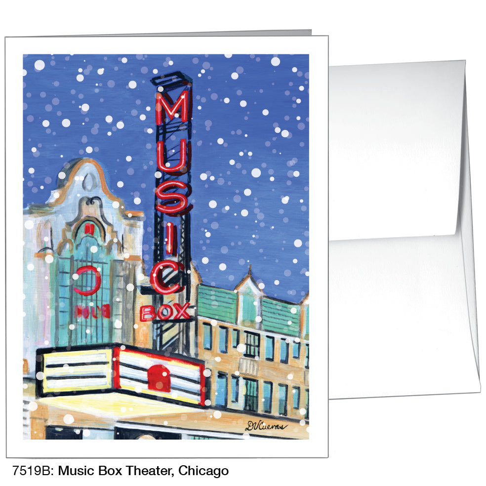 Music Box Theater, Chicago, Greeting Card (7519B), A2, printedcanvas.com