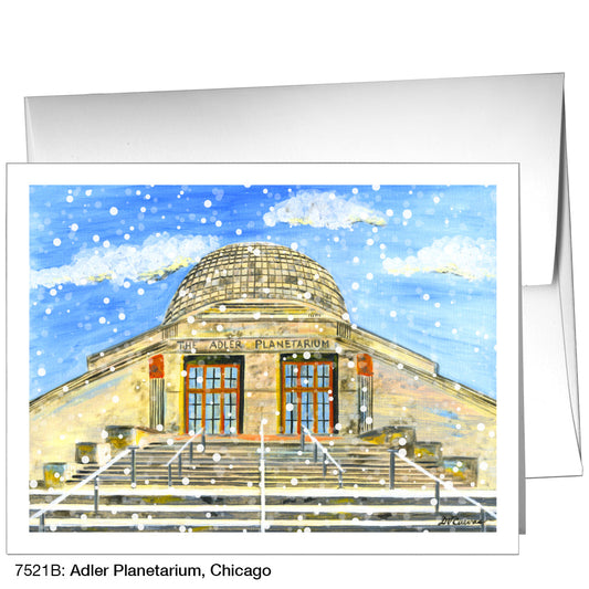 Adler Planetarium, Chicago, Greeting Card (7521B), A2, printedcanvas.com