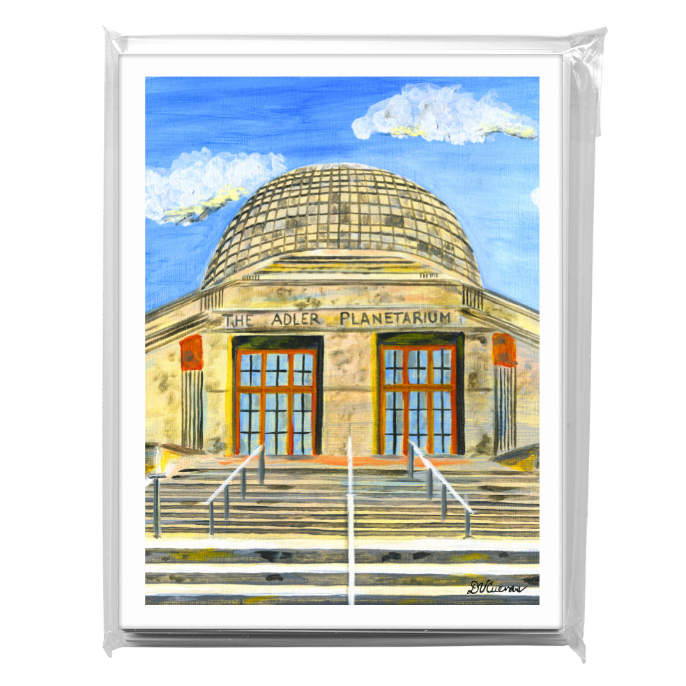 Adler Planetarium, Chicago, Greeting Card (7521D), A2 Card 8-Pack, www.printedcanvas.com