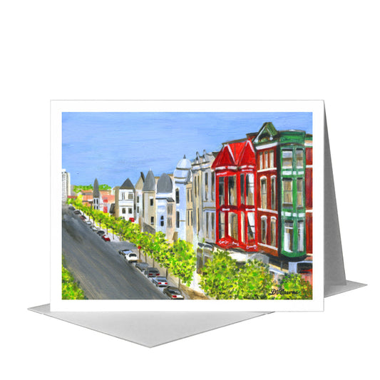 Armitage Avenue, Chicago, Greeting Card (#7522A) A2 Card Front, www.printedcanvas.com