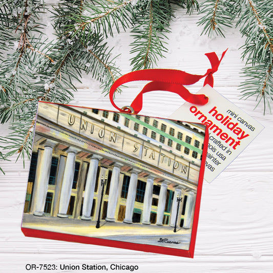 Union Station, Chicago, Ornament (OR-7523), Front, printedcanvas.com