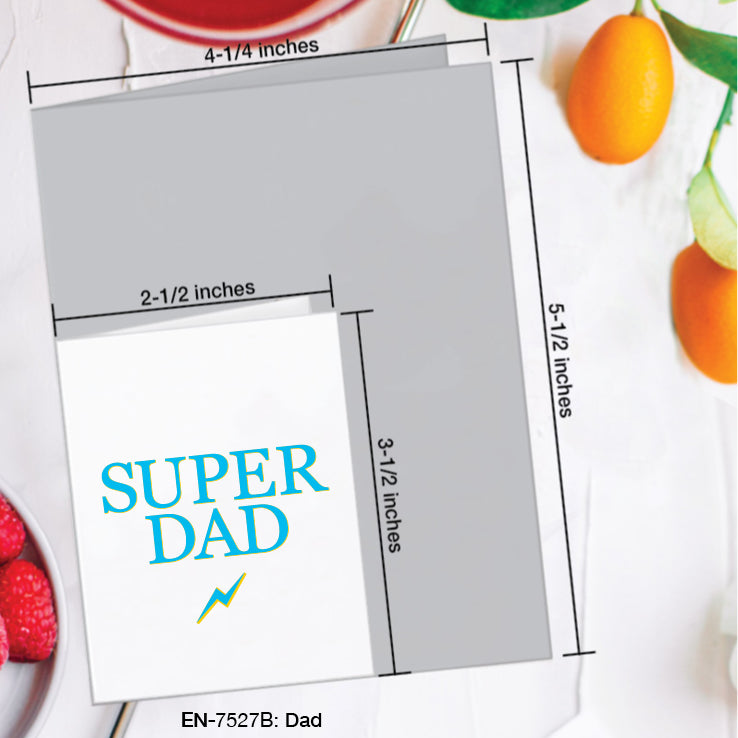 Dad, Greeting Card (#7527B)