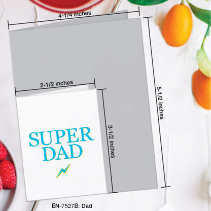Dad, Greeting Card (#7527B)