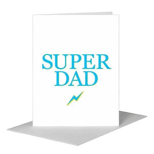 Dad, Greeting Card (#7527B) A2 Card Front, www.printedcanvas.com