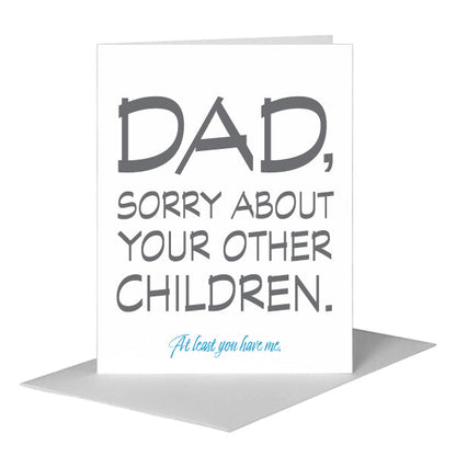 Dad, Greeting Card (#7527G), A2 Card Front, www.printedcanvas.com