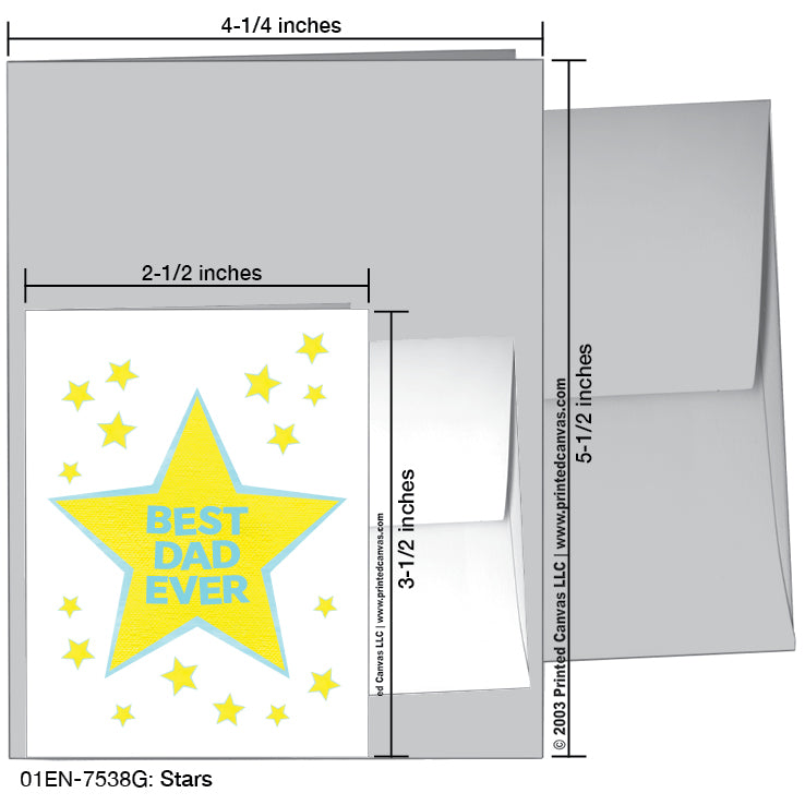 Stars, Greeting Card (#7538G)