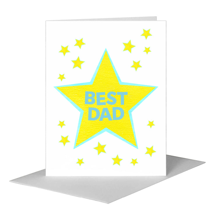 Stars, Greeting Card (#7538G) A2 Card Front, www.printedcanvas.com