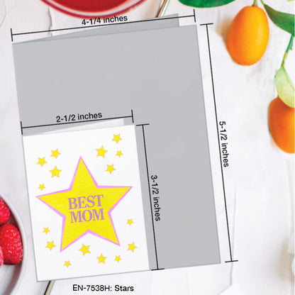 Stars, Greeting Card (#7538H)