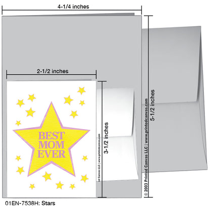 Stars, Greeting Card (#7538H)