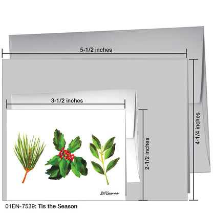 Tis The Season, Greeting Card (7539), Enclosure, printedcanvas.com