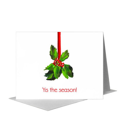 Tis the Season, Greeting Card (#7539A), A2 Card Front, www.printedcanvas.com