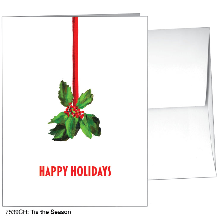 Tis the Season, Greeting Card (#7539CH), A2 Card Front, www.printedcanvas.com