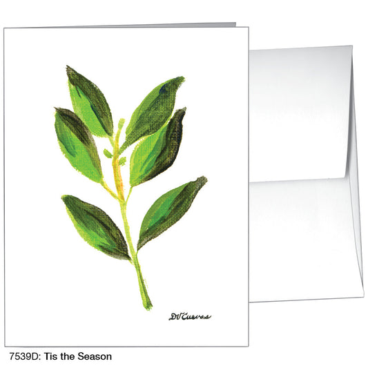 Tis The Season, Greeting Card (7539D), A2, printedcanvas.com