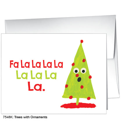 Trees with Ornaments, Greeting Card (7548K)