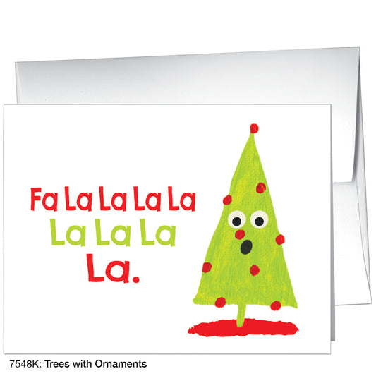 Trees with Ornaments, Greeting Card (7548K)