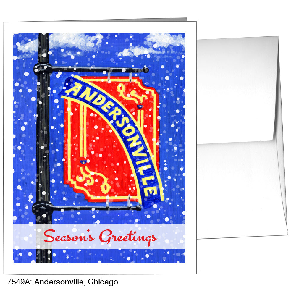 Andersonville, Chicago, Greeting Card (7549A)