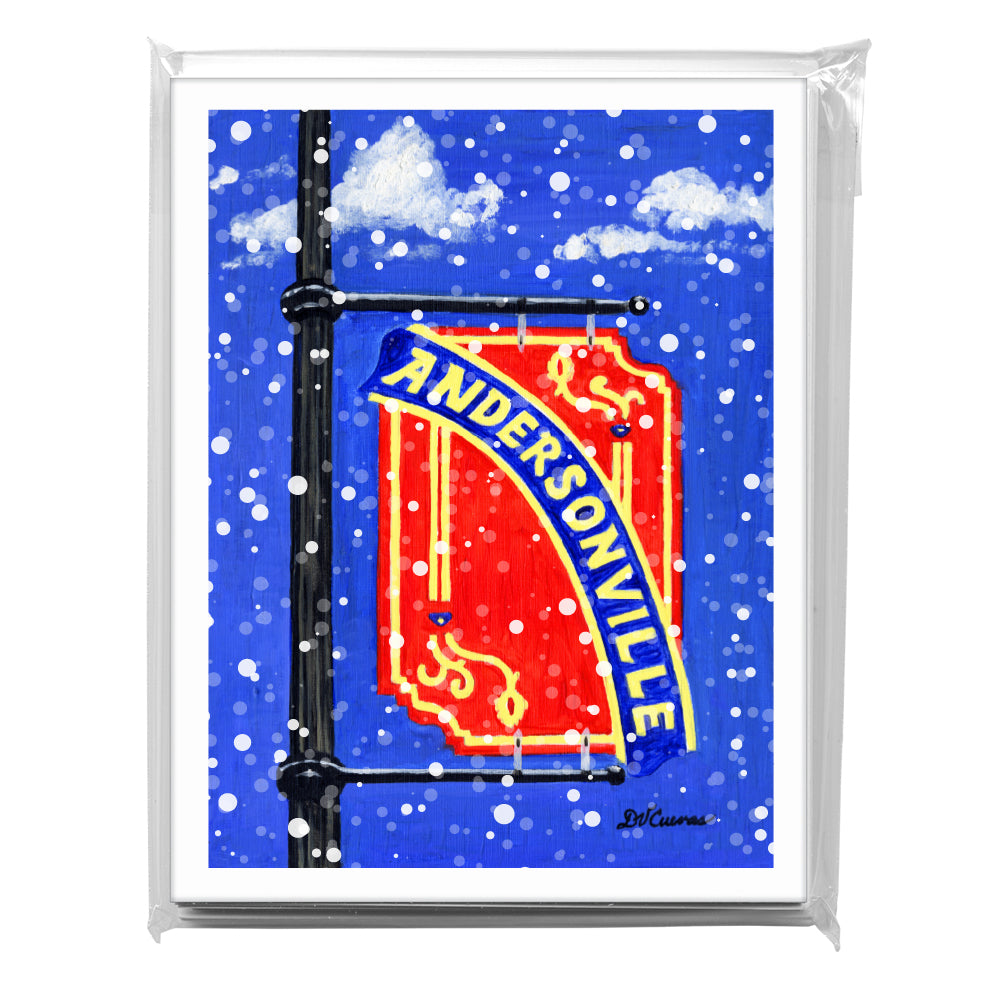 Andersonville, Chicago, Greeting Card (7549B), A2 8-Pack, printedcanvas.com