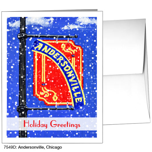 Andersonville, Chicago, Greeting Card (7549D)