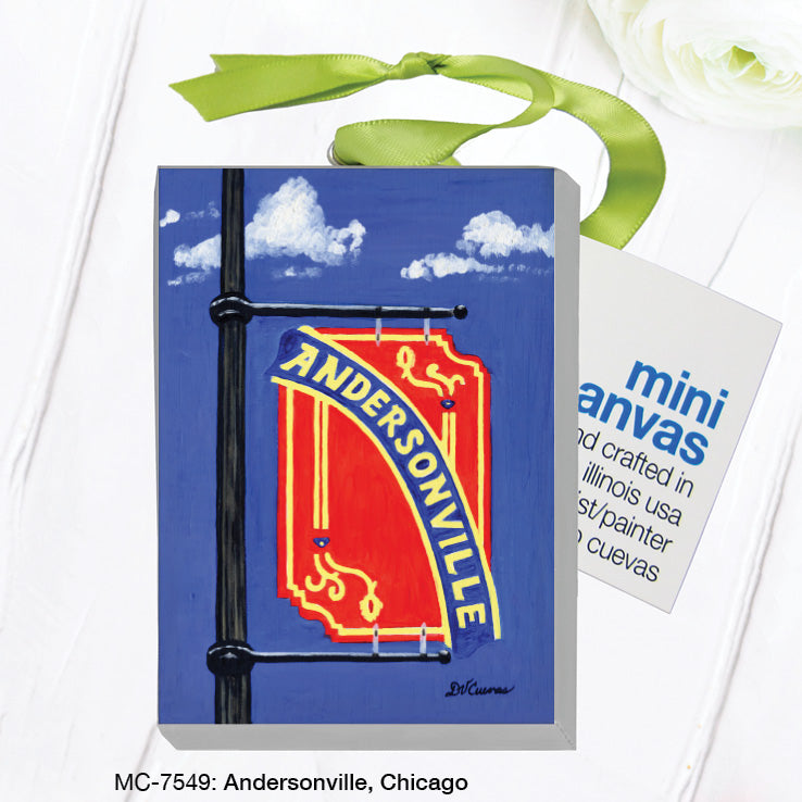 Andersonville, Chicago, Mini Canvas (MC-7549), Front, printedcanvas.com