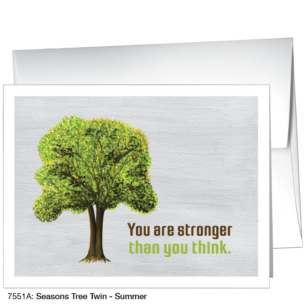 Seasons Tree Twin, Greeting Card (7551A)