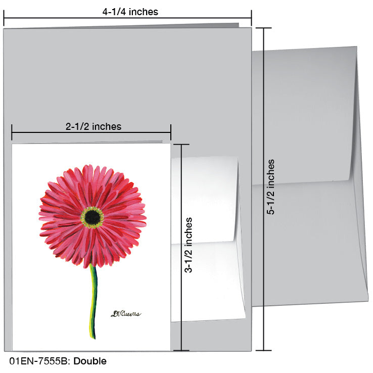 Double, Greeting Card (7555B), Enclosure Card, www.printedcanvas.com
