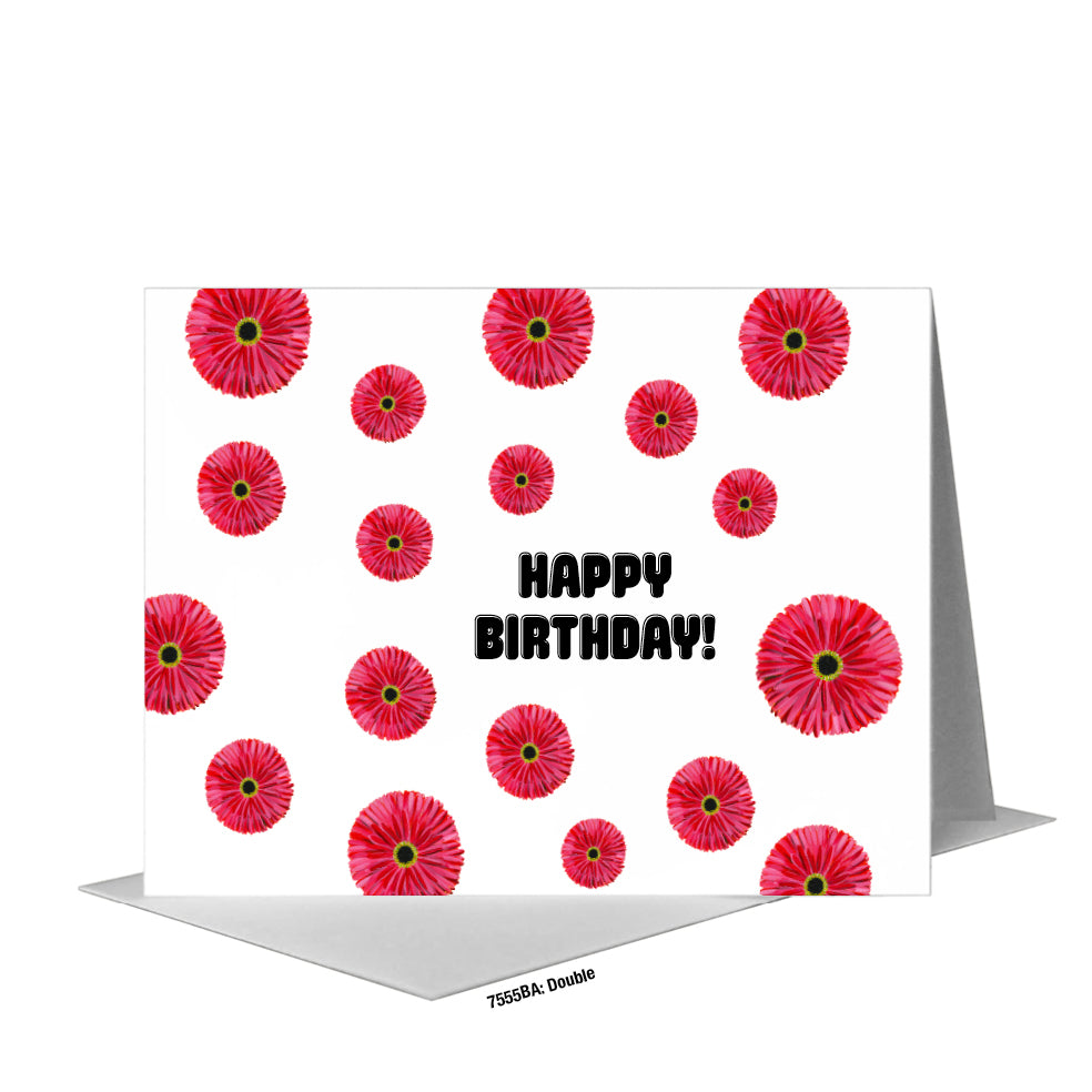 Double, Greeting Card (#7555BA)