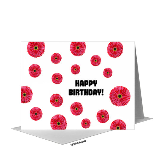 Double, Greeting Card (#7555BA), A2 Card Front, www.printedcanvas.com