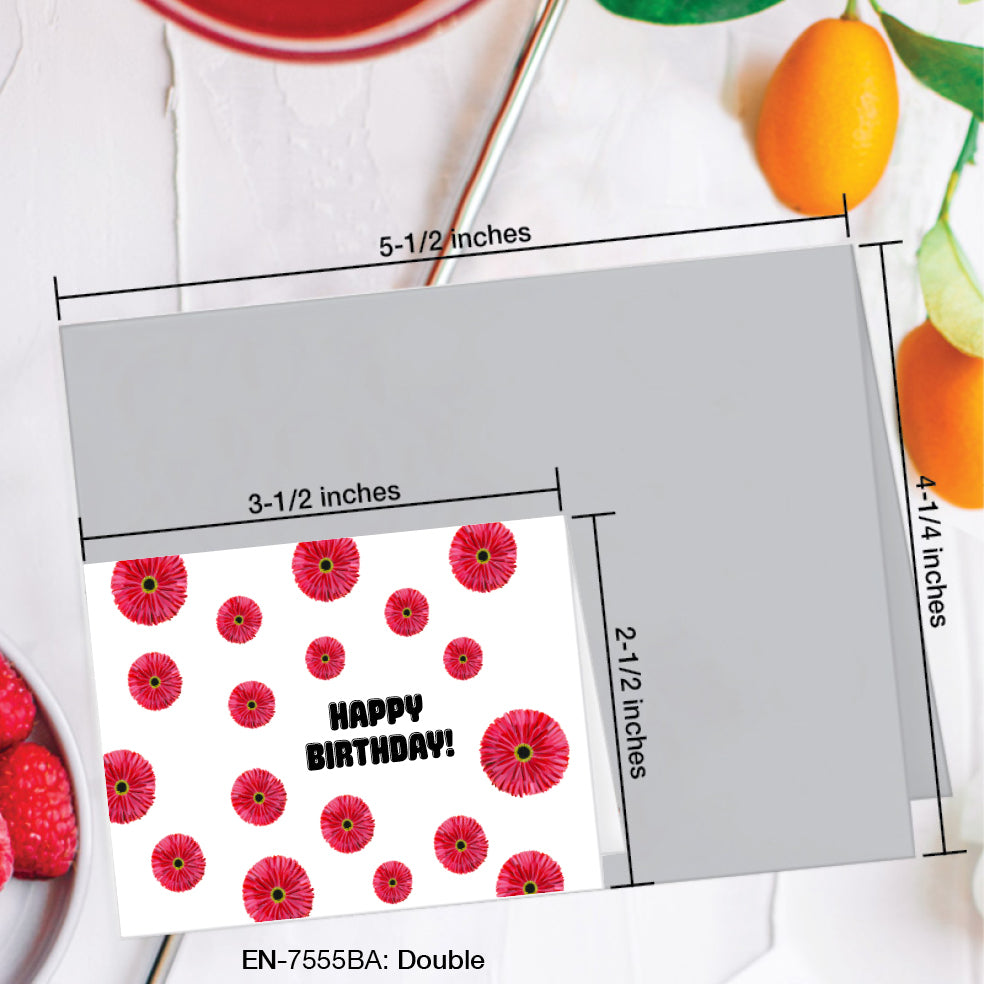 Double, Greeting Card (#7555BA)