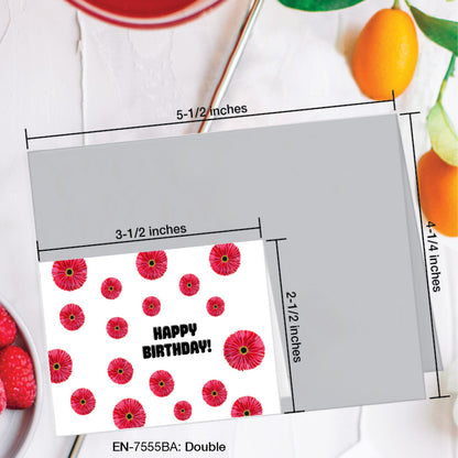 Double, Greeting Card (#7555BA)