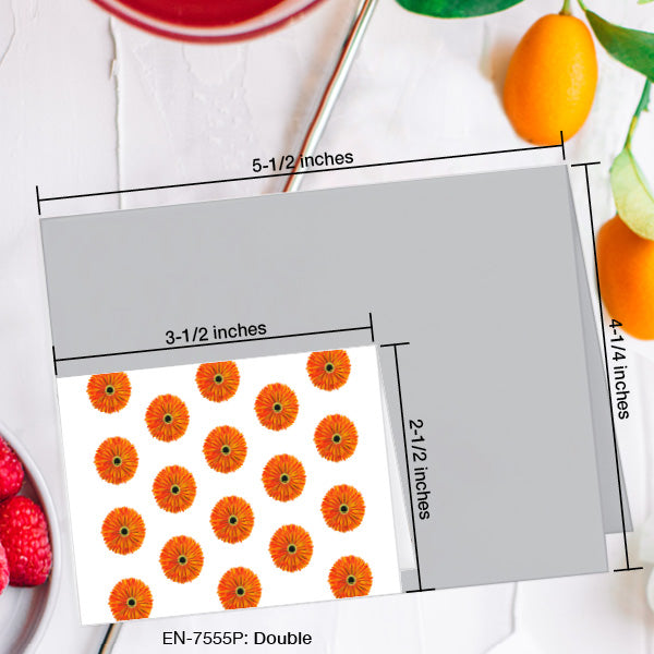 Double, Greeting Card (7555P), Enclosure Card, www.printedcanvas.com