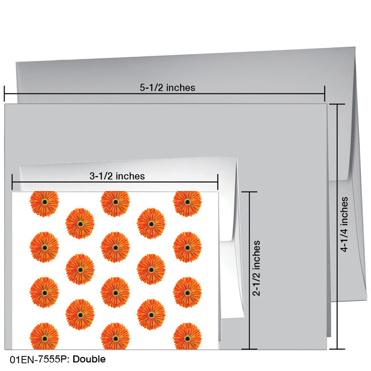 Double, Greeting Card (7555P), Enclosure Card, printedcanvas.com