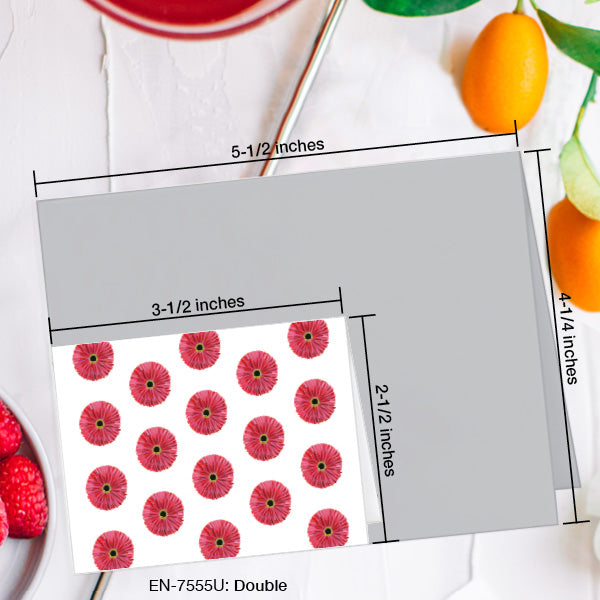 Double, Greeting Card (#7555U), Enclosure Card, www.printedcanvas.com