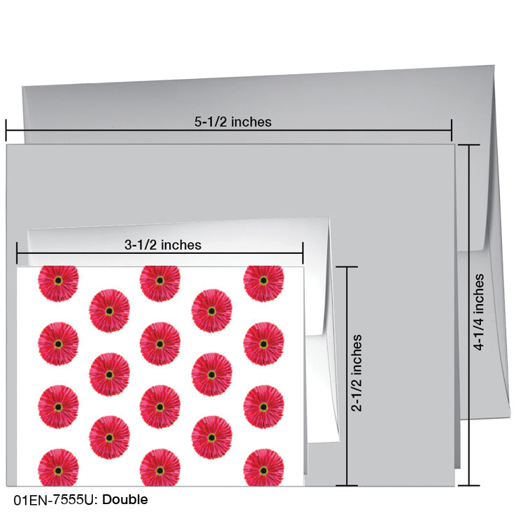Double, Greeting Card (#7555U), Enclosure Card, www.printedcanvas.com