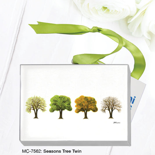 Seasons Tree Twin, Mini Canvas (MC-7562), Front, printedcanvas.com