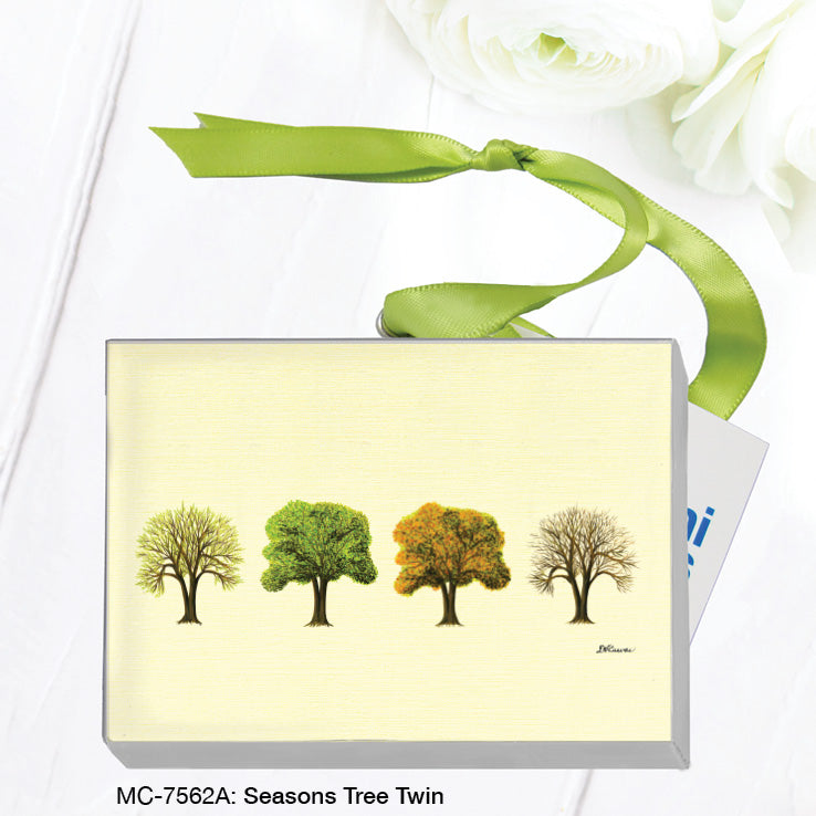 Seasons Tree Twin, Mini Canvas (MC-7562A), Mini Canvas, www.printedcanvas.com