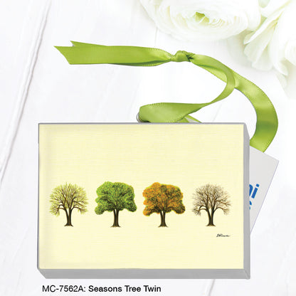 Seasons Tree Twin, Mini Canvas (MC-7562A), Mini Canvas, www.printedcanvas.com