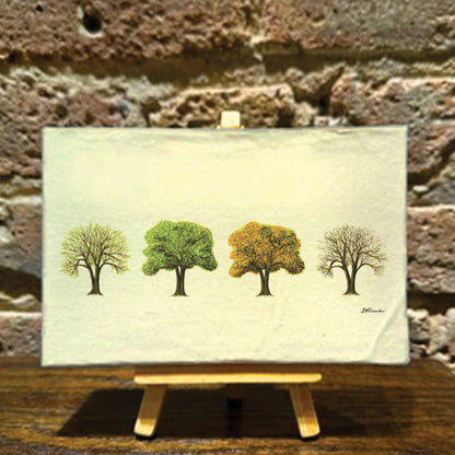 Seasons Tree Twin, Mini Artwork (MA-7562A)