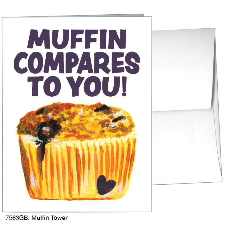 Muffin Tower, Greeting Card (7563GB)