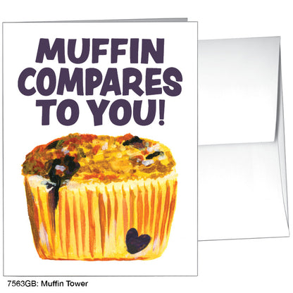 Muffin Tower, Greeting Card (7563GB)