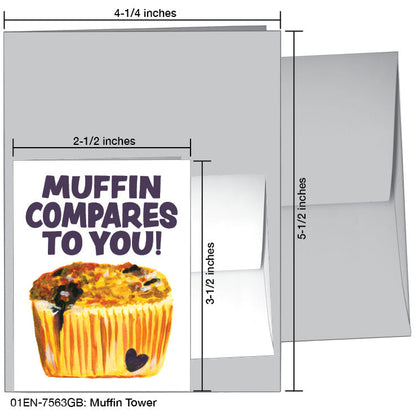 Muffin Tower, Greeting Card (7563GB)
