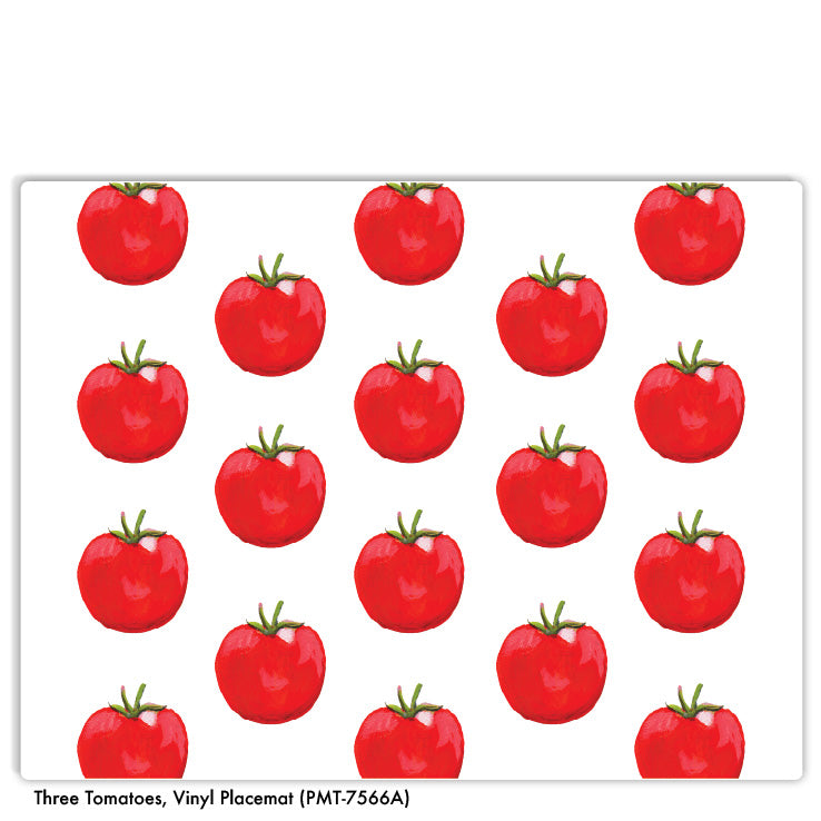 Three Tomatoes, Vinyl Placemat (PMT-7566A)