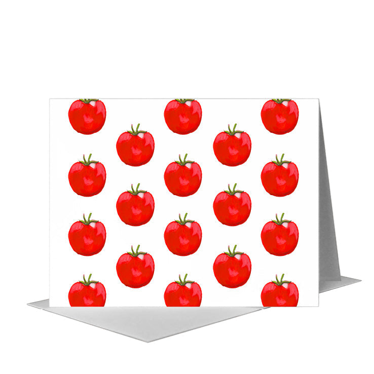 Three Tomatoes, Greeting Card (#7566A), A2 Card Front, www.printedcanvas.com