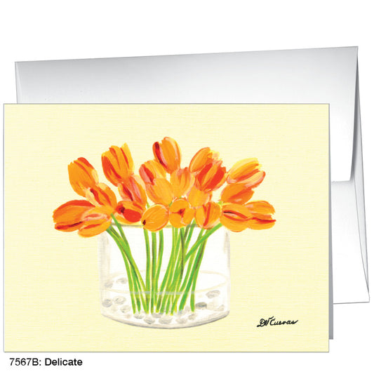 Delicate, Greeting Card (7567B), A2, printedcanvas.com