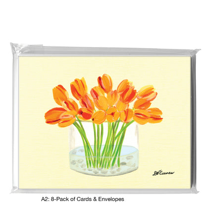 Delicate, Greeting Card (7567B), 8-Pack, www.printedcanvas.com