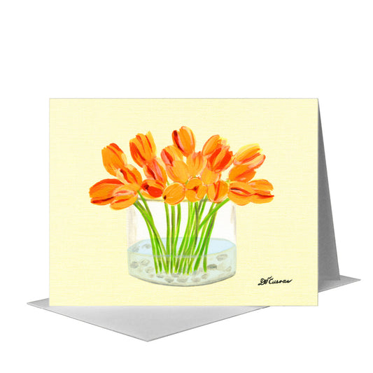 Delicate, Greeting Card (#7567B) A2 Card Front, www.printedcanvas.com