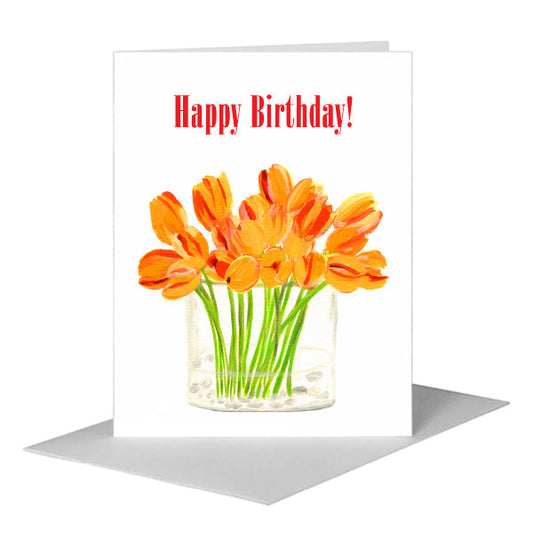 Delicate, Greeting Card (#7567GA) A2 Card Front, www.printedcanvas.com