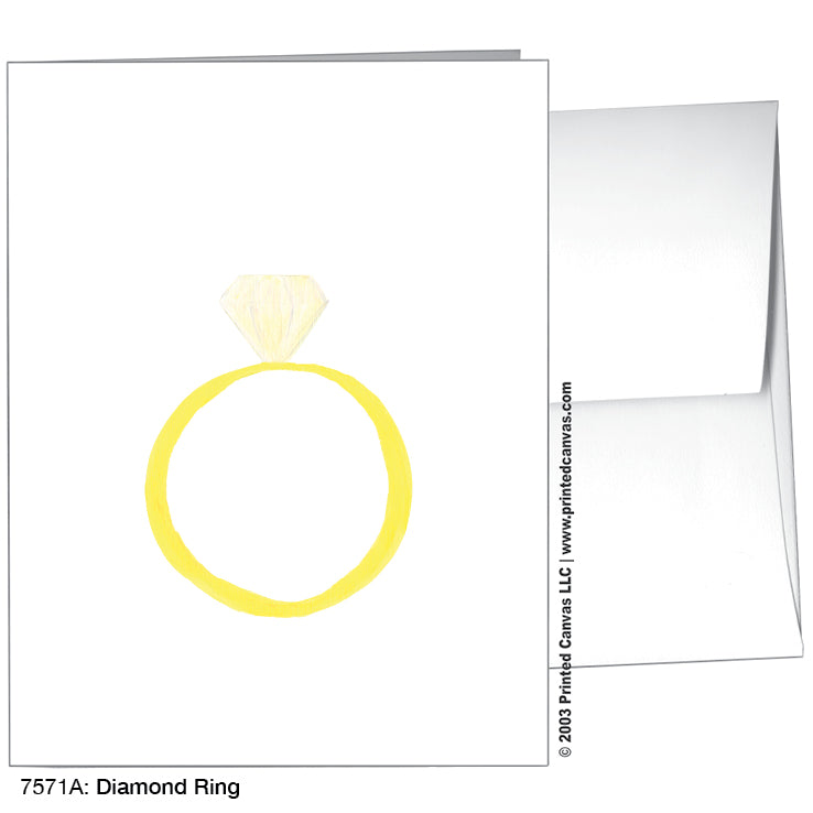 Diamond Ring, Greeting Card (#7571A)